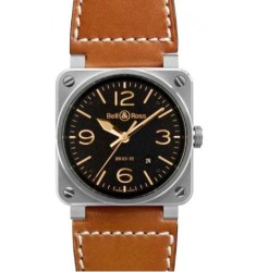 Bell & Ross Automatic 42mm Mens Watch Replica BR 03-92 GOLDEN HERITAGE
